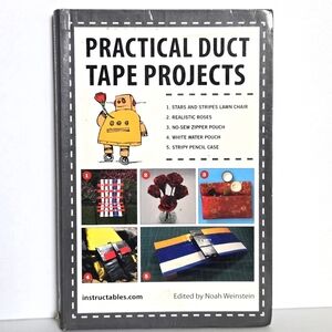 Practical Duct Tape Projects Book by Instructables.com 2013 EUC